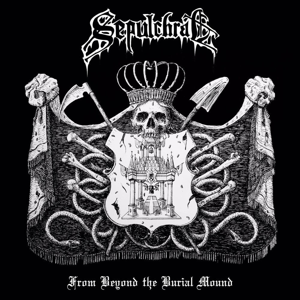 the album cover for Sepulchral - From Beyond The Burial Mound