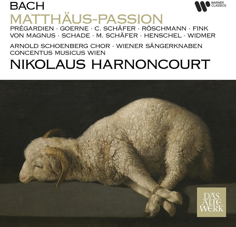 the album cover for Nikolaus Harnoncourt - Bach Matthaus-Passion