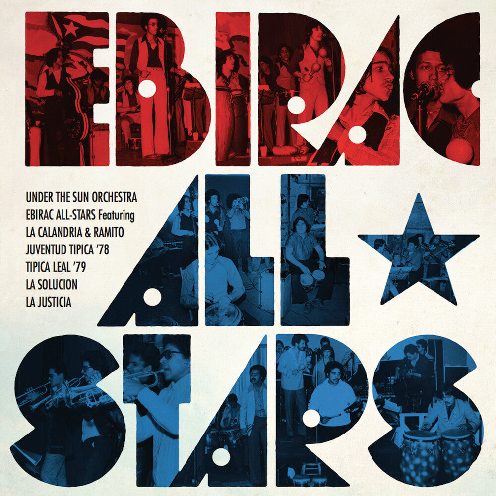 the album cover for Ebirac All-Stars / Various - Ebirac All-Stars / Various (Boricua Blue) (Blue)
