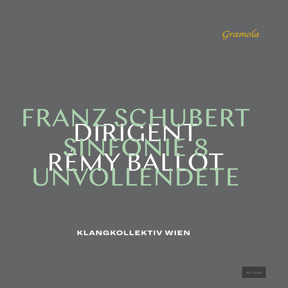 the album cover for Schubert / Klangkollektiv Wien - Die Unvollendete 4