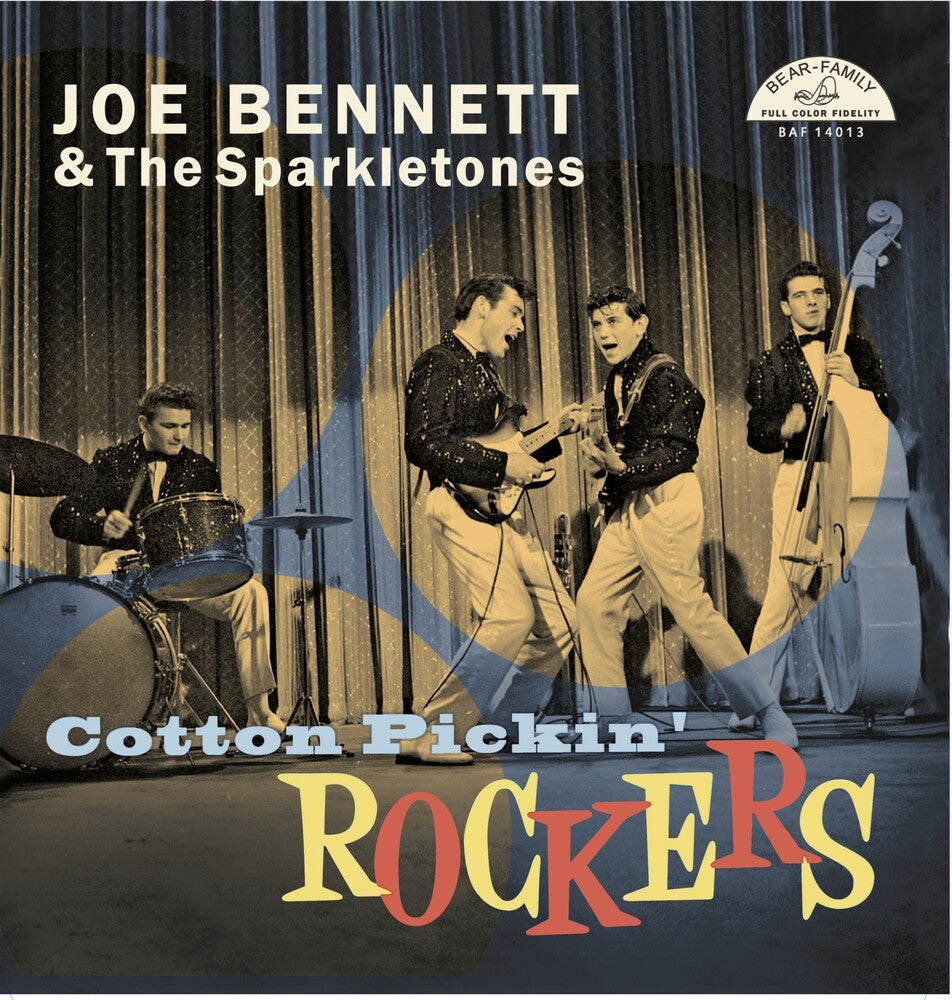 the album cover for Joe Bennett & The Sparkletones - Cotton Pickin' Rockers (10in)