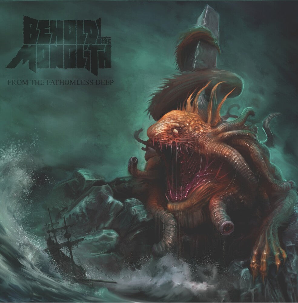 the album cover for Behold the Monolith - From The Fathomless Deep