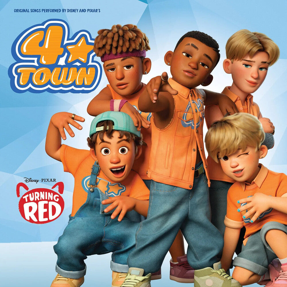 the album cover for 4*Town - Turning Red (Original Soundtrack) - Limited 7-Inch