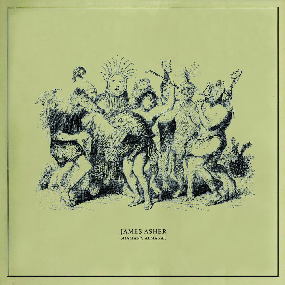 the album cover for James Asher - Shaman's Almanac