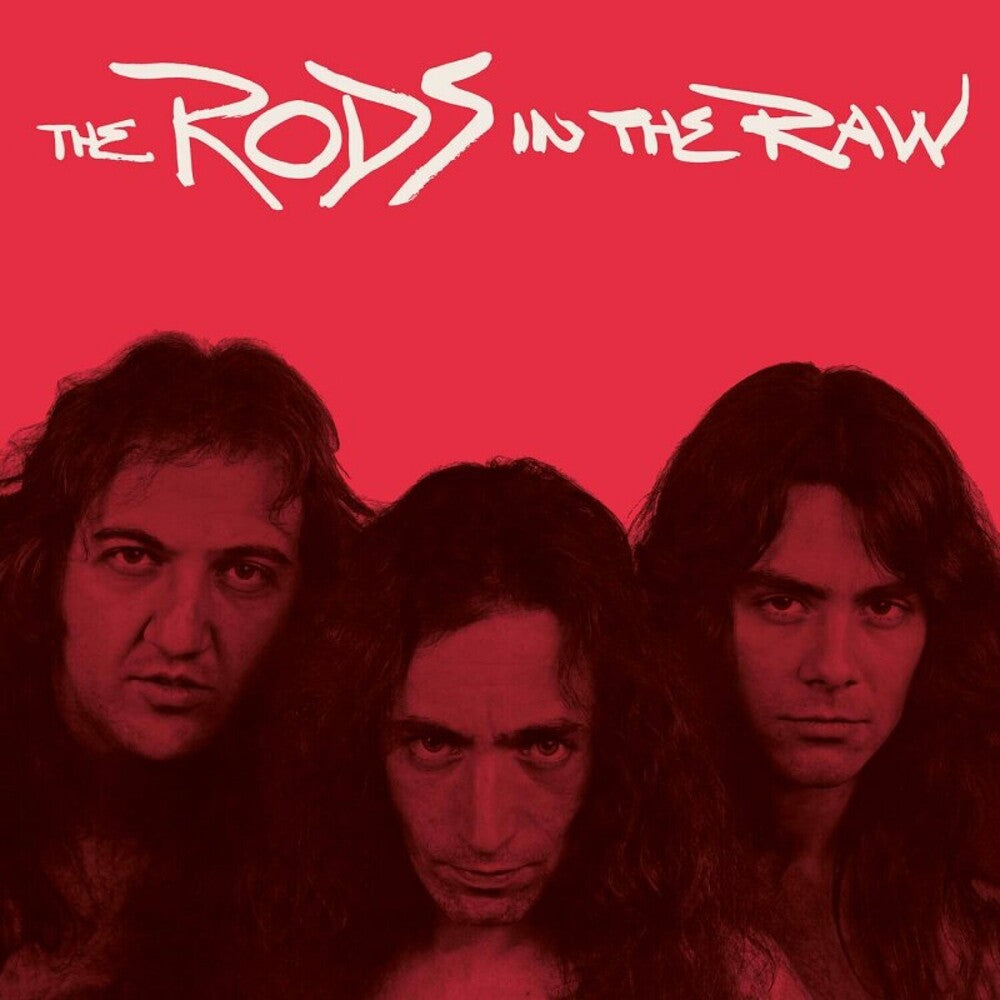the album cover for The Rods - In The Raw - Hot Pink / Black Bi-Color (Blk) (Pnk)