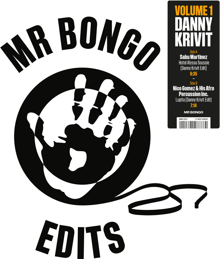 the album cover for Mr Bongo Edits - Volume 1 : Danny Krivit