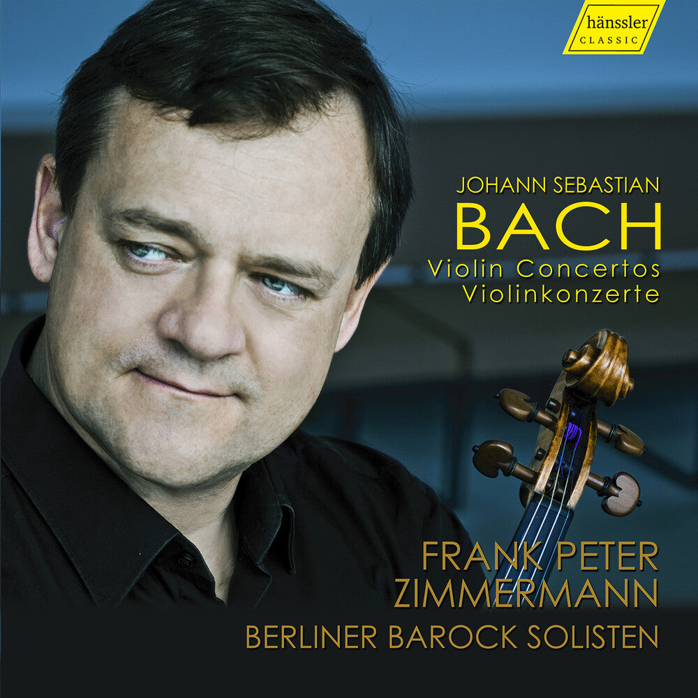 the album cover for Bach / Zimmermann, Frank Peter - J.S. Bach: Violinkonzerte