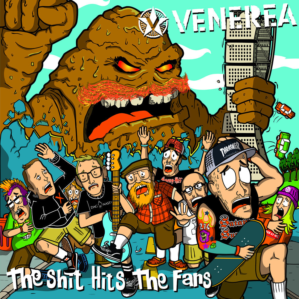 the album cover for VENEREA - The Shit Hits The Fans