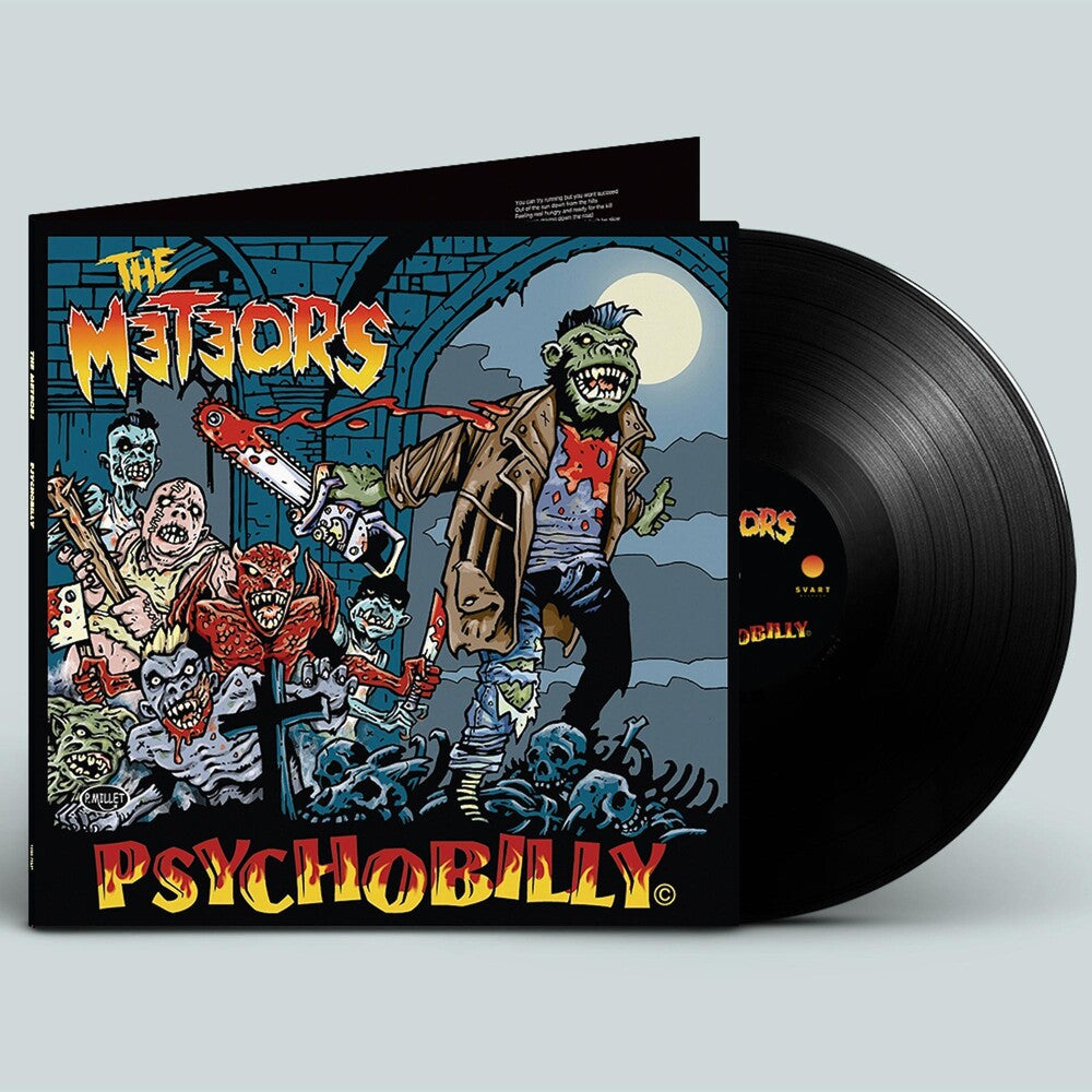 the album cover for The Meteors - Psychobilly