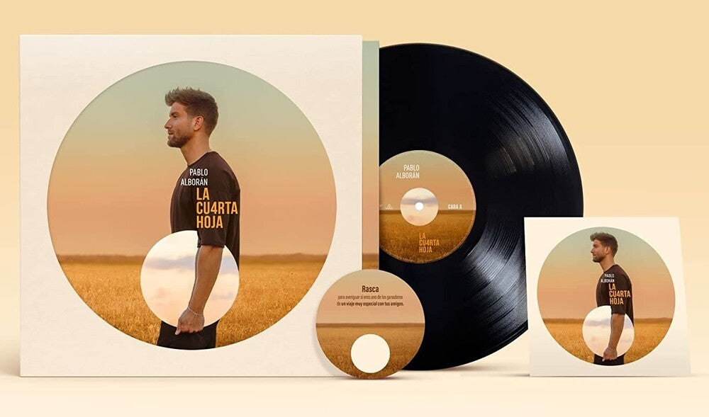 the album cover for Pablo Alborán - La Cuarta Hoja