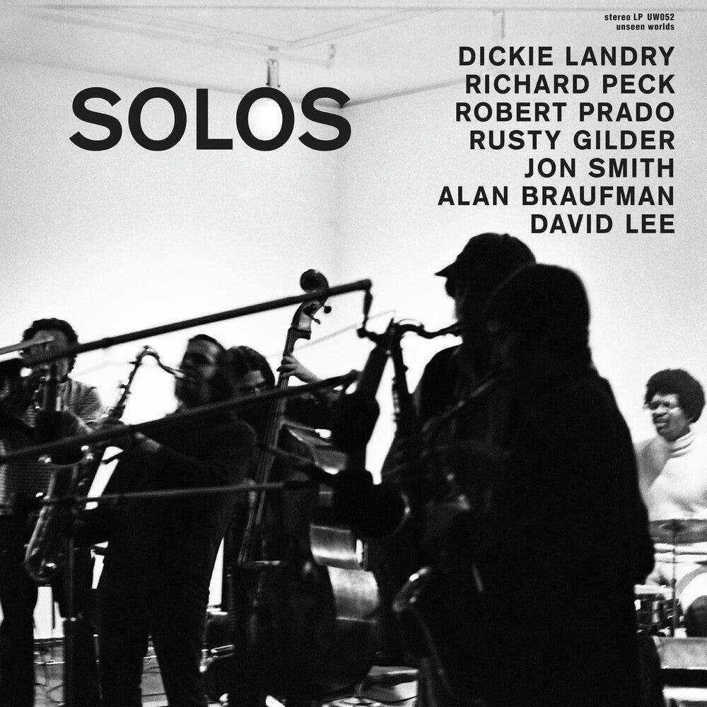 the album cover for Dickie Landry - Solos (Uk)