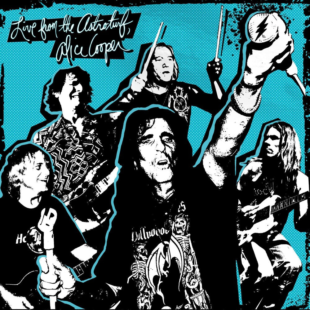 the album cover for Alice Cooper - Live From The Astroturf