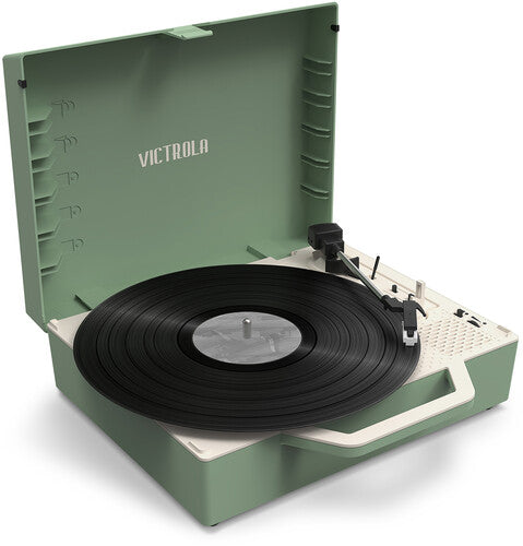 Victrola Re-Spin Sustainable Portable Turntable Record Player Green (VSC725SBBAS) - Turntable