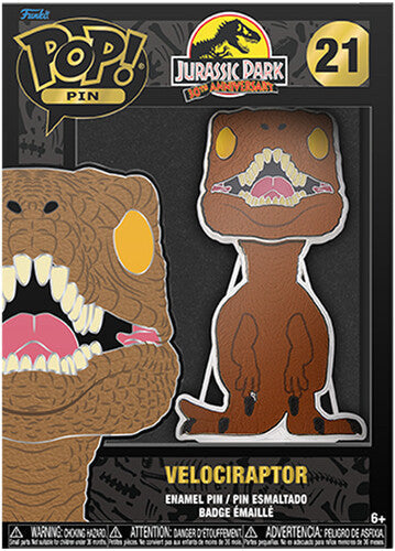 Funko Pop! Pins Movies: - Jurassic Park - Velociraptor (styles May Vary) - Collectibles