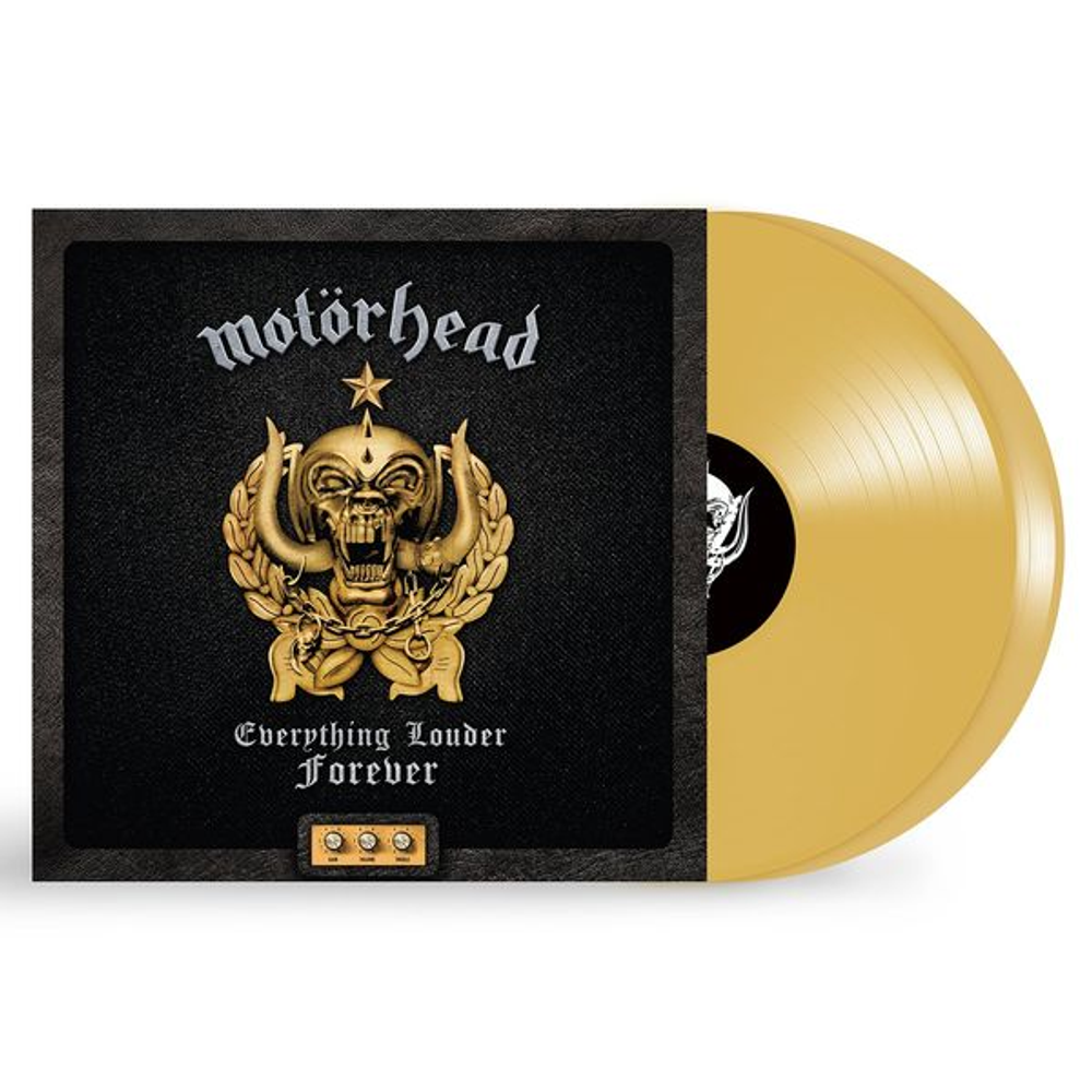 the album cover for Motörhead - Everything Louder Forever: The Very Best Of Motorhead