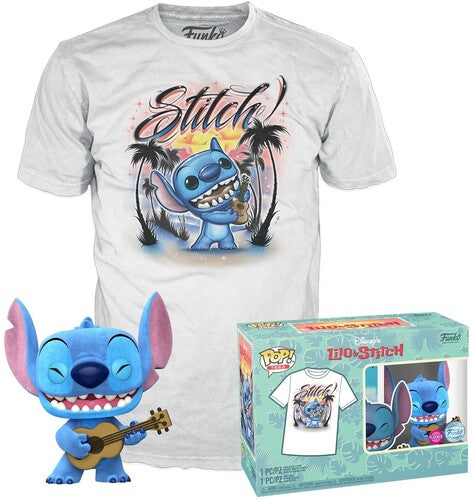 Funko Pop&tee: - Lilo & Stitch- Ukelele Stitch(fl)- M - Collectibles