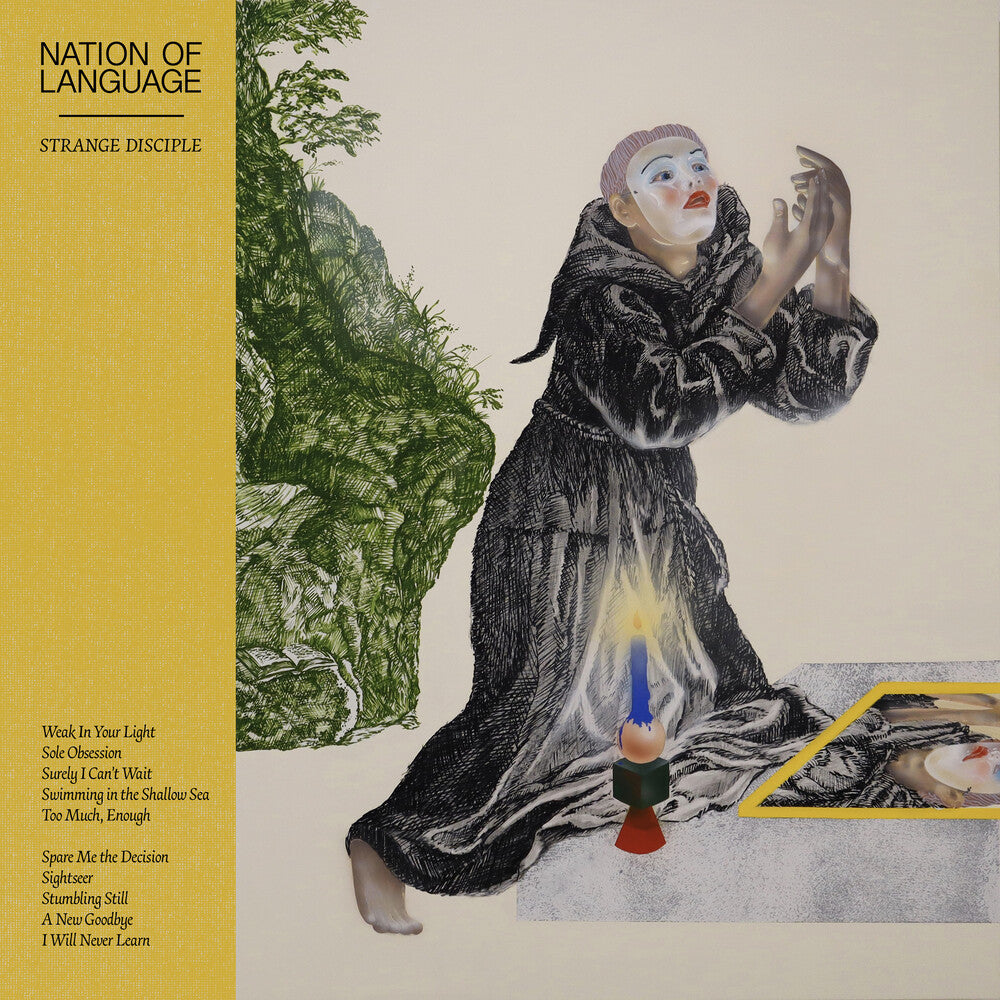 the album cover for Nation of Language - Strange Disciple