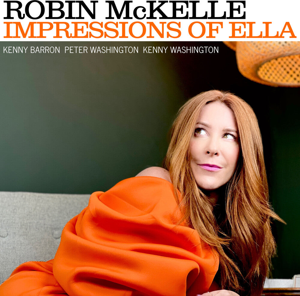 the album cover for Robin Mckelle / Barron,Kenny - Impressions Of Ella