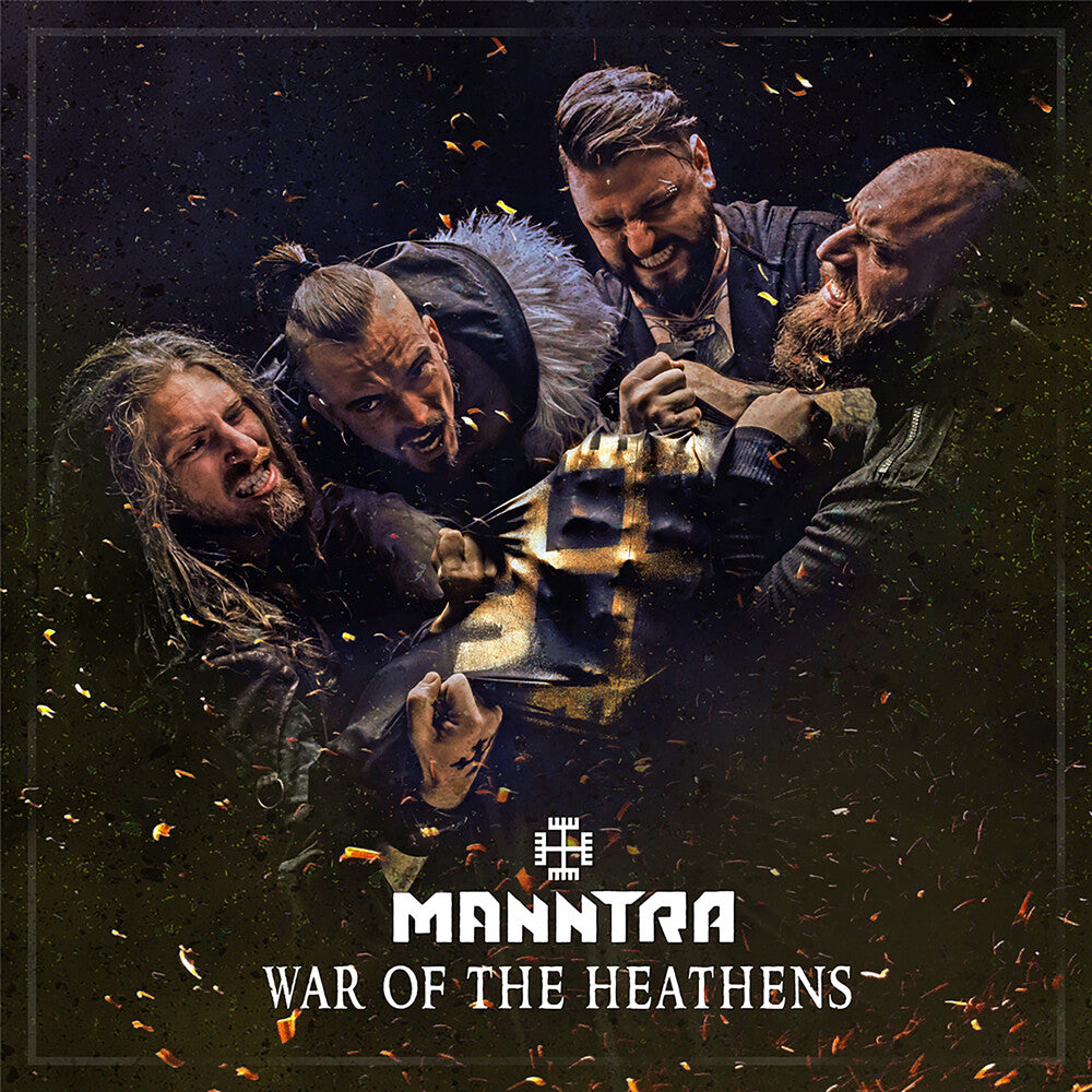 the album cover for Manntra - War of The Heathens