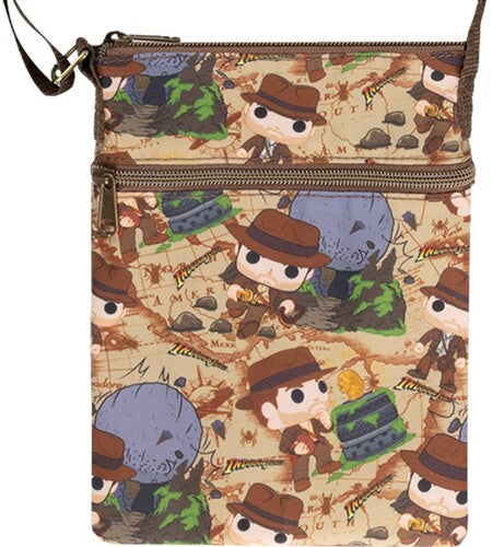 Funko Pop! Passport Crossbody: - Indiana Jones - Raiders Aop - Collectibles