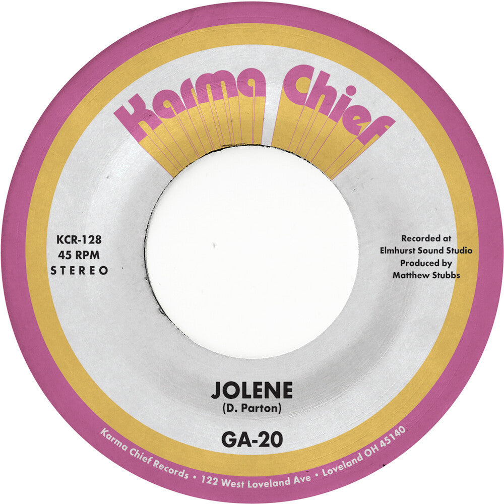 the album cover for GA-20 - Jolene / Still As The Night
