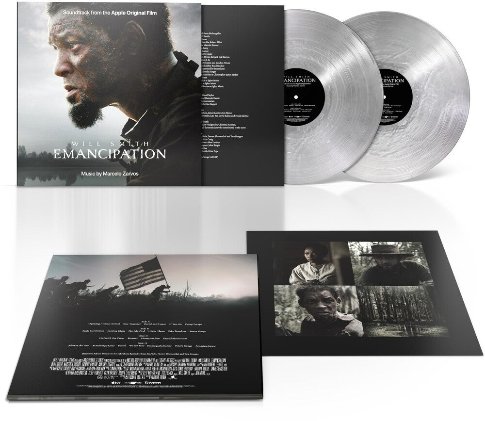 the album cover for Marcelo Zarvos (Colv) (Ltd) (Slv) - Emancipation (Soundtrack From The Apple Film)