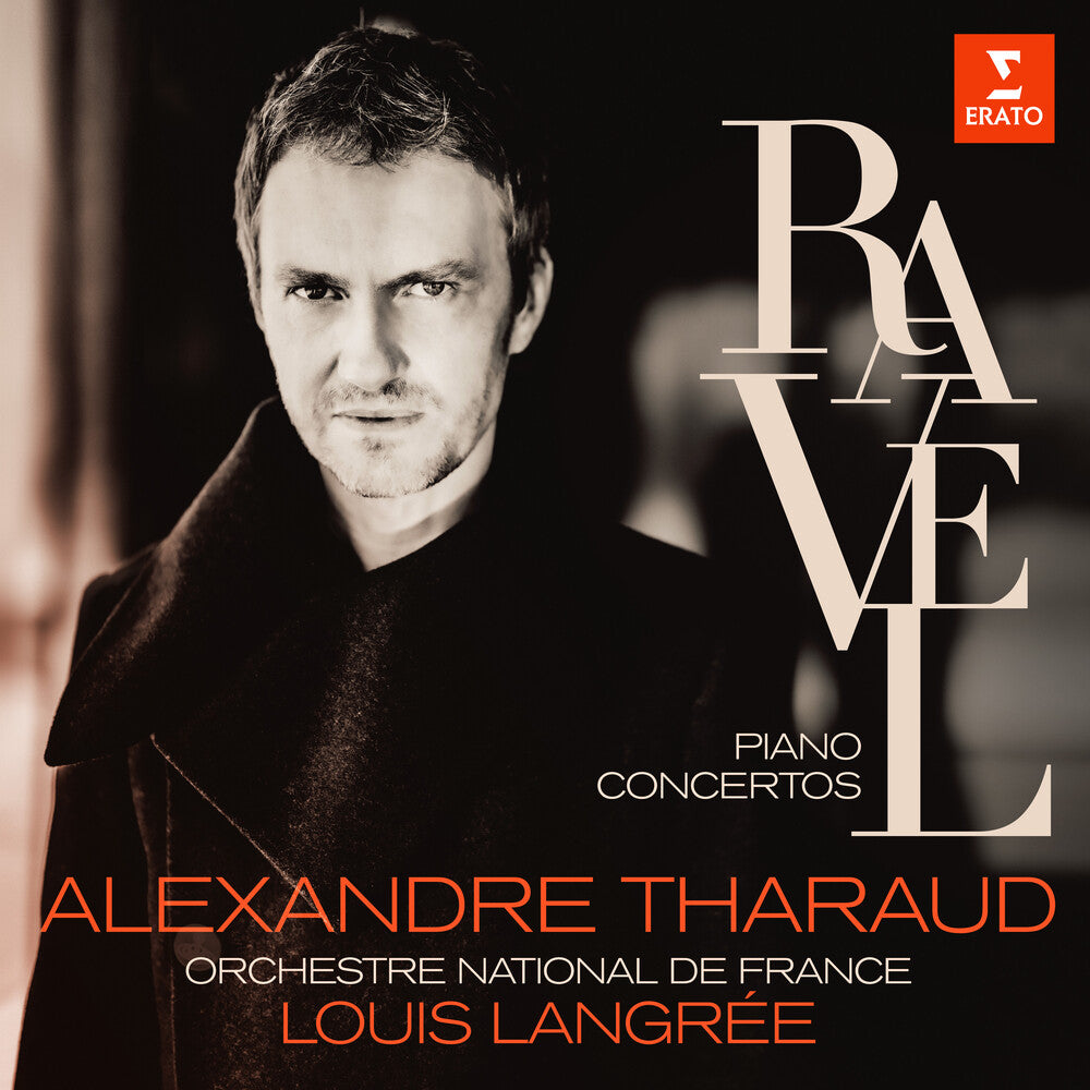 the album cover for Alexandre Tharaud - Ravel: Piano Convertos