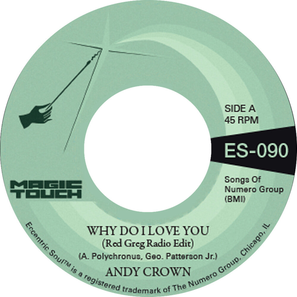 the album cover for Andy Crown / Magic Touch - Why Do I Love You B/W Why Do I Love You