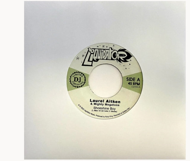Laurel & Mighty Megatons Aitken - Shoeshine Boy B/W Woman A Go Mad Me - 7 Inch Vinyl