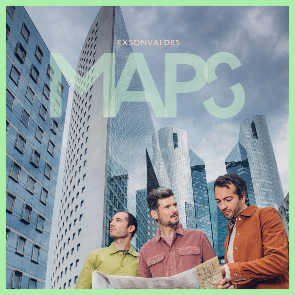 the album cover for Exsonvaldes - Maps
