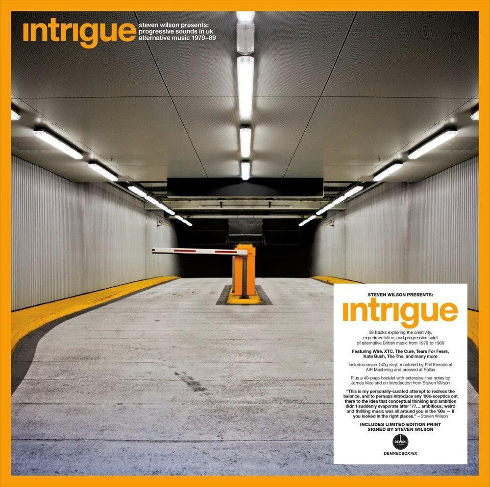 the album cover for Steven Wilson Presents / Various - Intrigue-Progressive Sounds In Uk Alternative (Uk)