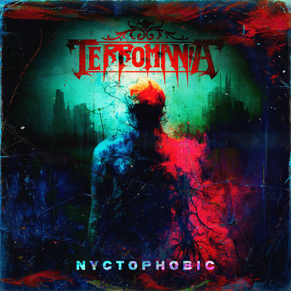 the album cover for Terromania - Nyctophobic