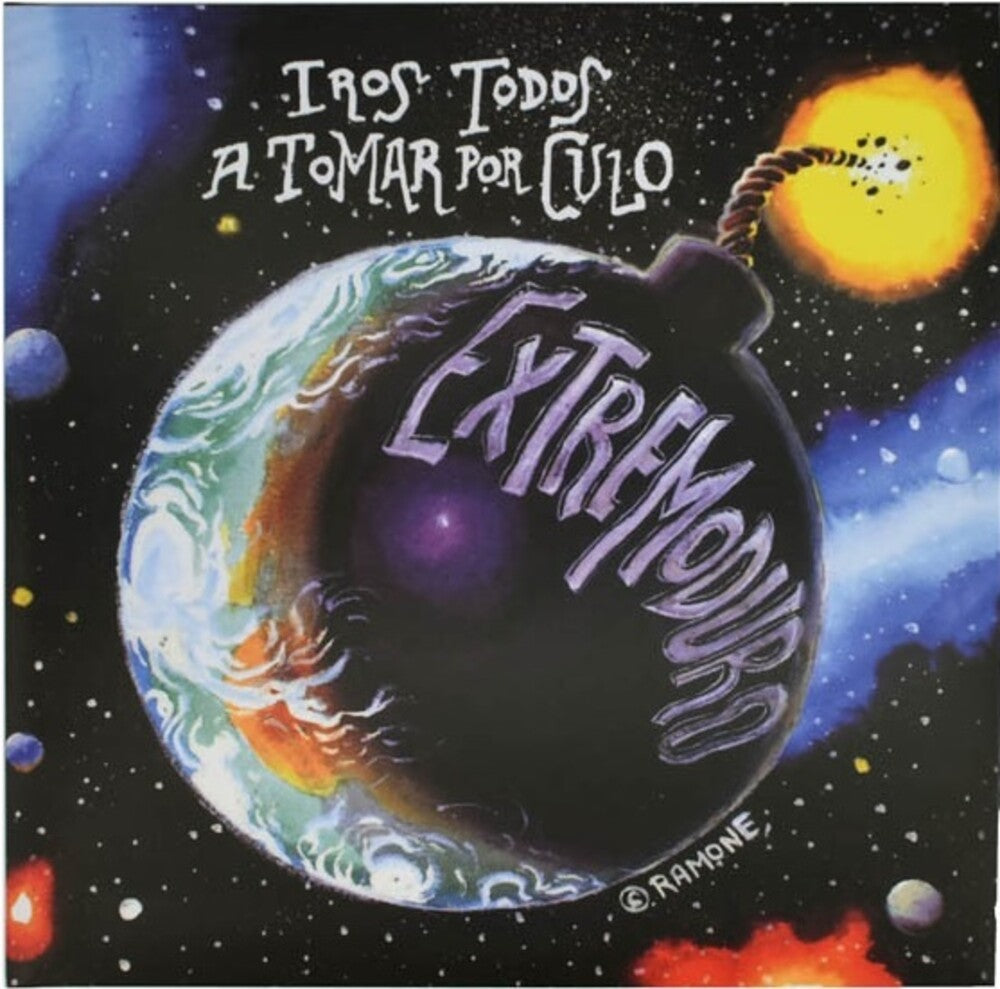 the album cover for Extremoduro - Iros Todos A Tomar Por Culo (Spa)