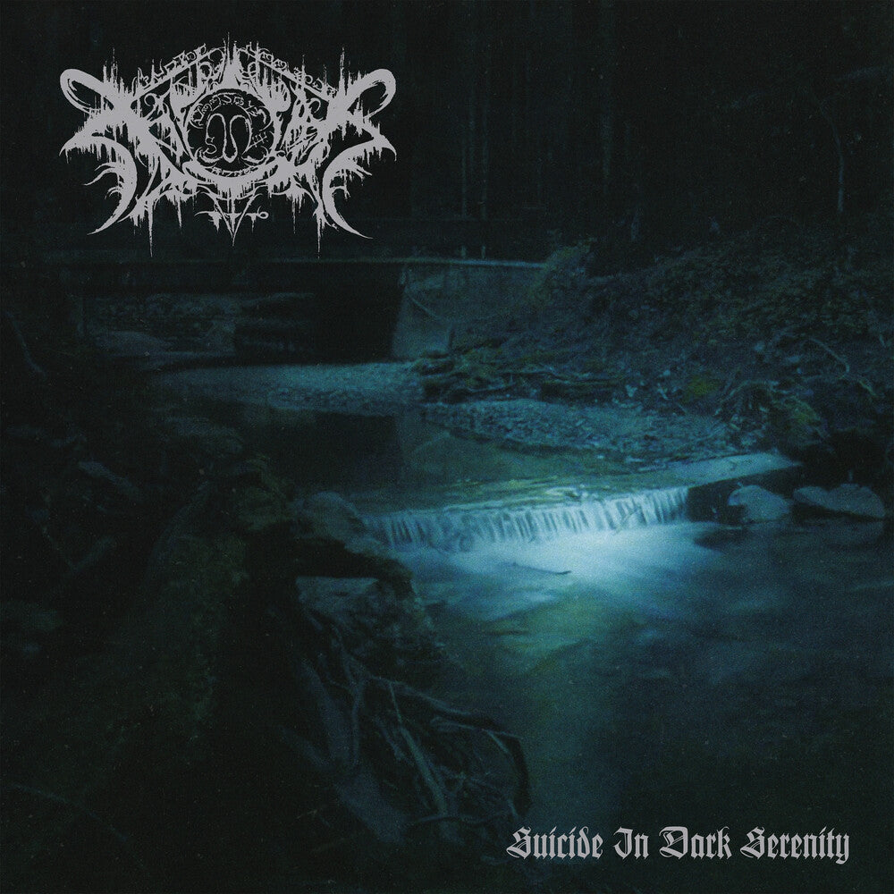 the album cover for Xasthur - Suicide In Dark Serenity (Gate)