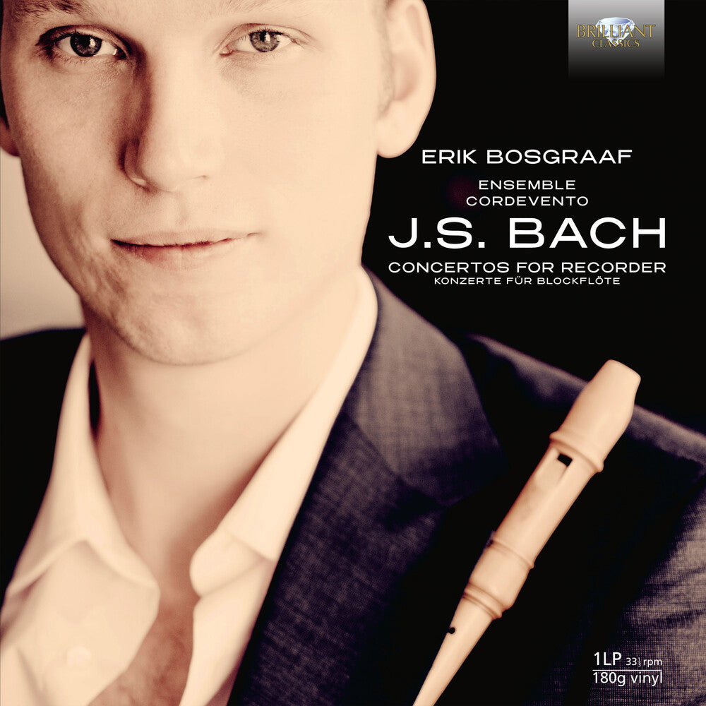 the album cover for J Bach .S. / Bosgraaf / Cordevento - Concertos For Recorder