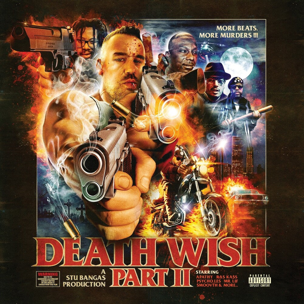 the album cover for Stu Bangas - Death Wish Part Ii