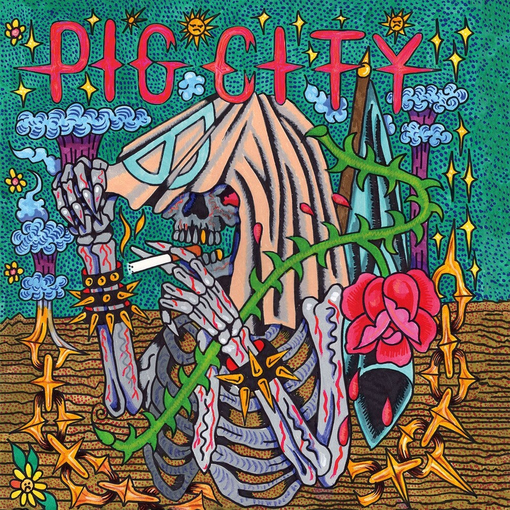 the album cover for Pig City - Pig City