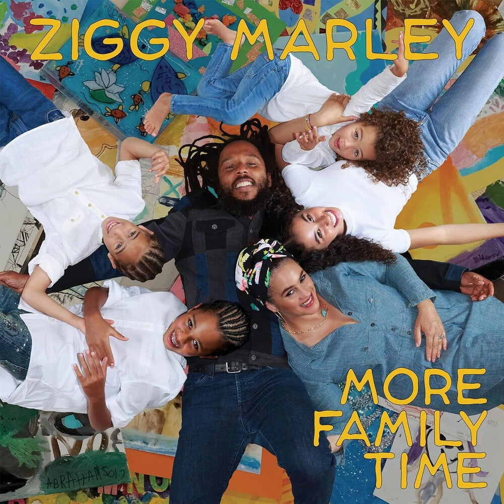 the album cover for Ziggy Marley - More Family Time (Can)