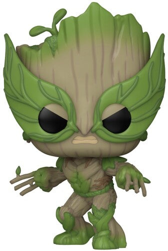 Funko Pop Marvel - Funko Pop Marvel We Are Groot Wolverine - Collectibles
