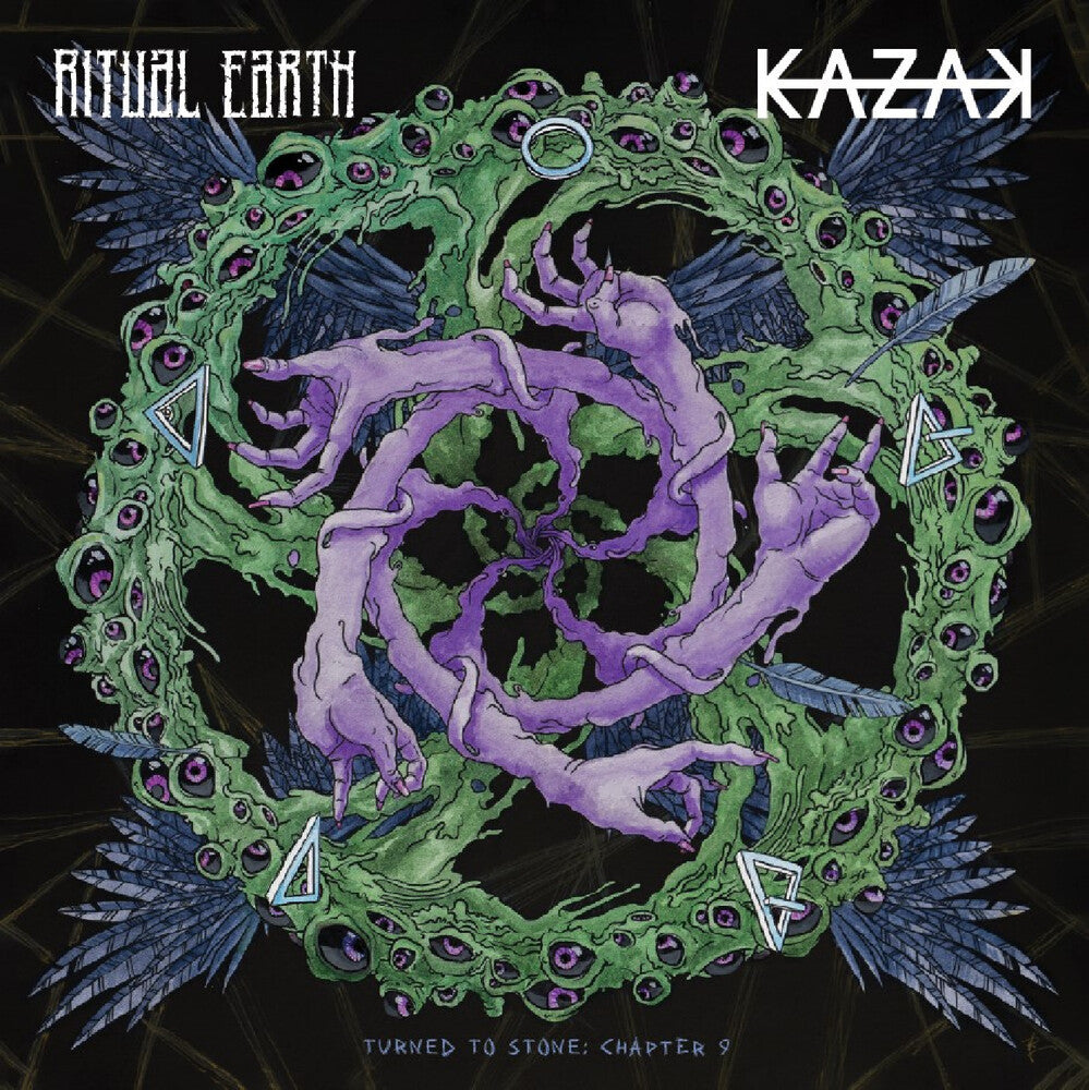 the album cover for Ritual Earth & Kazak - Turned To Stone Chapter 9