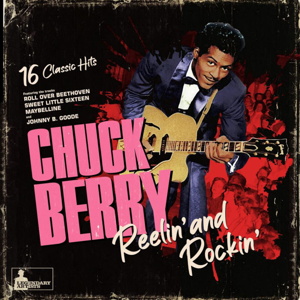 the album cover for Chuck Berry - Reeling & Rocking