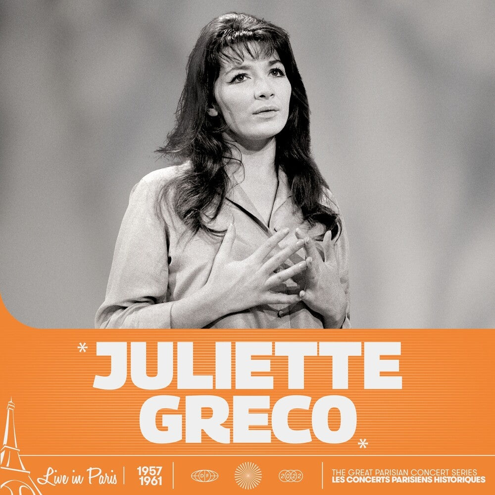 the album cover for Juliette Greco - Live In Paris