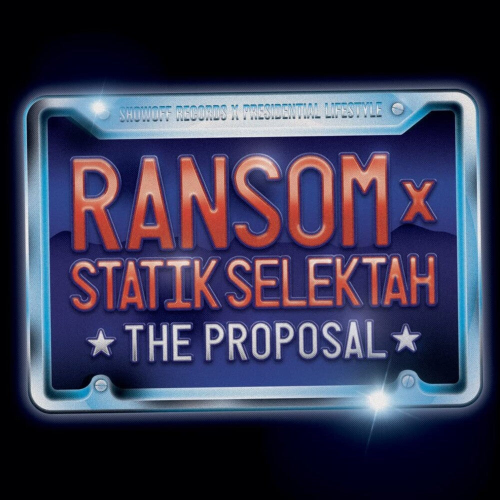 the album cover for Ransom & Statik Selektah - The Proposal