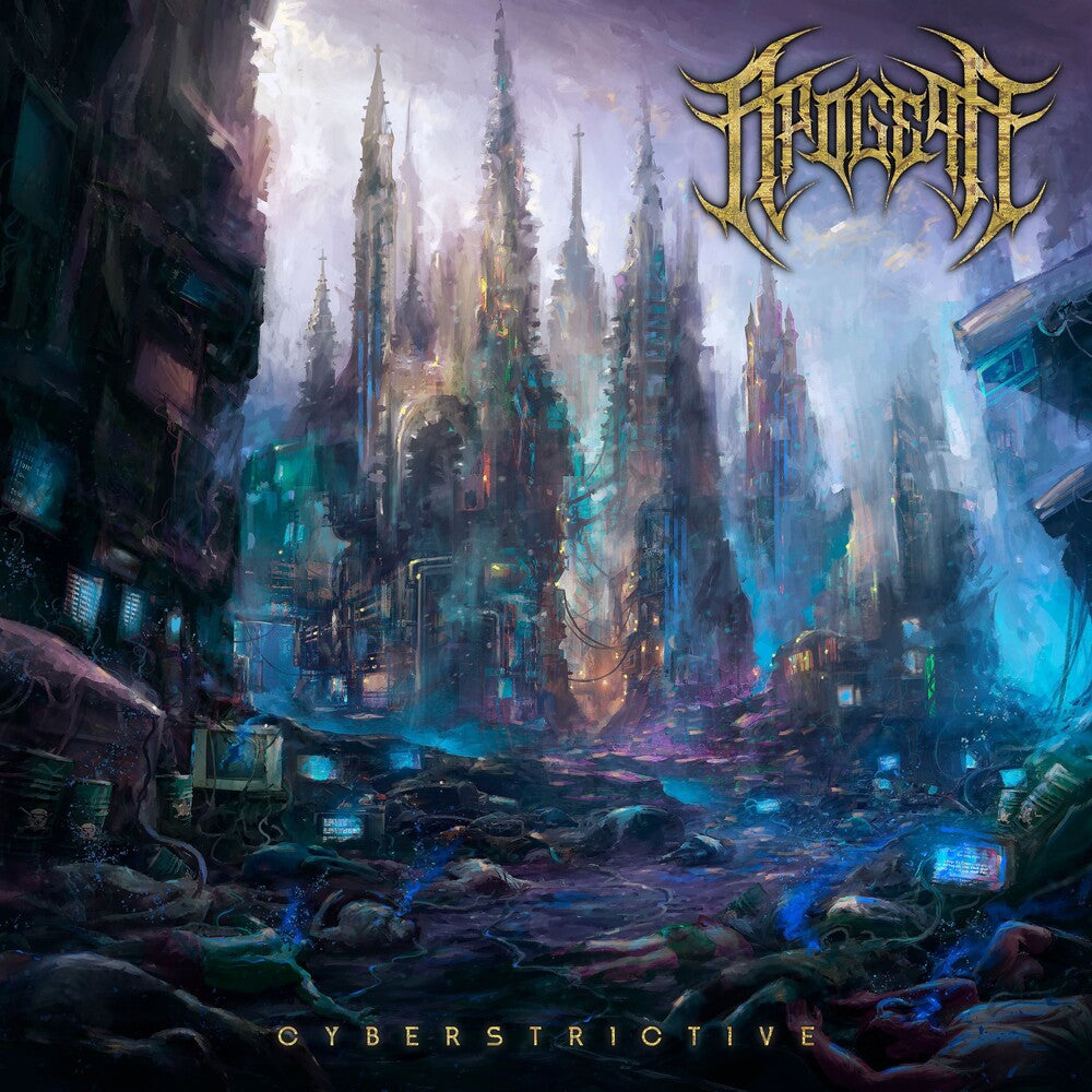 the album cover for Apogean - Cyberstrictive