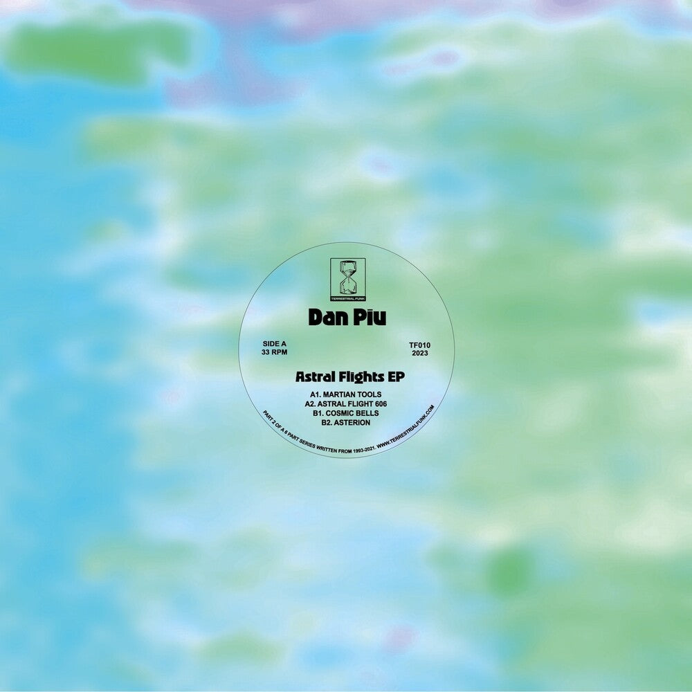 the album cover for Dan Piu - Astral Flights (Ep)