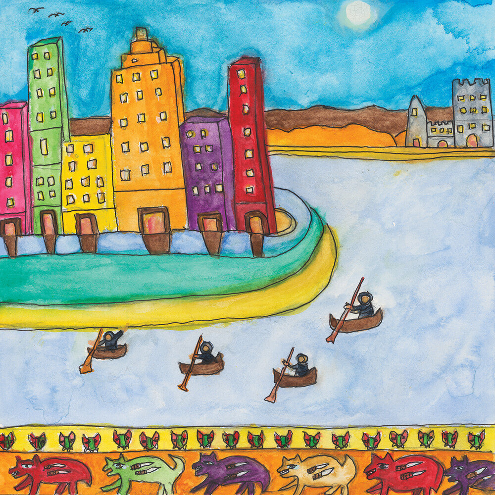 the album cover for Mountain Movers - Walking After Dark