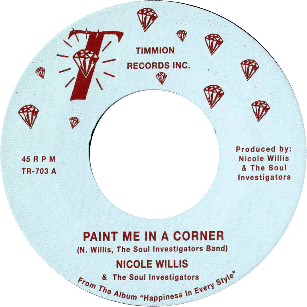 the album cover for Nicole Willis & The Soul Investigators - Paint Me In A Corner/Where Are You Now?