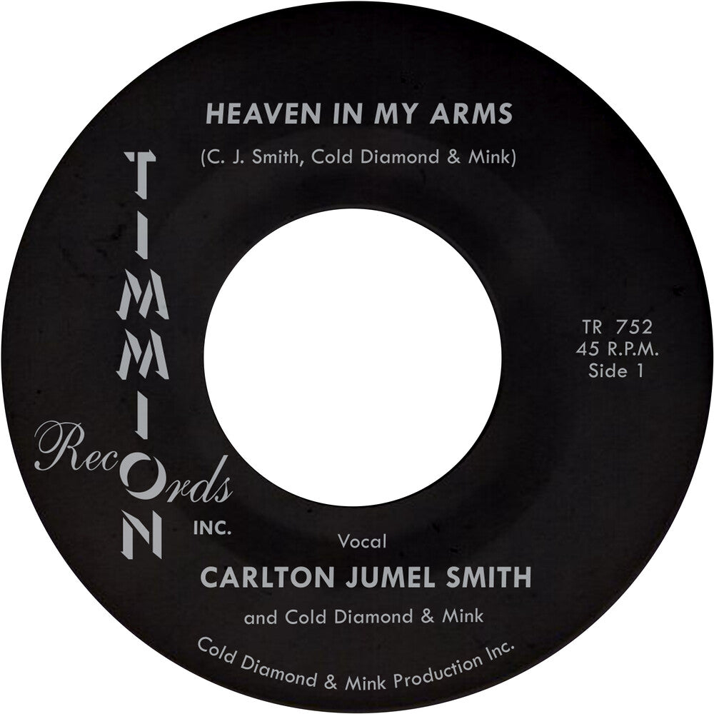 the album cover for Carlton Smith Jumel / Cold Diamond & Mink - Heaven In My Arms