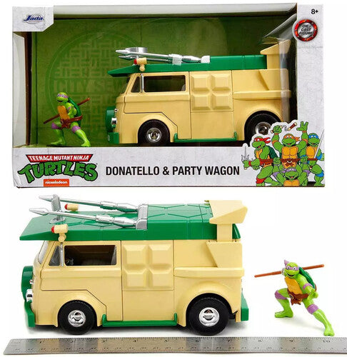 1:24 Hwr - Tmnt Party Wagon W/donatello - 1:24 Hwr - Tmnt Party Wagon W/donatello - Collectibles
