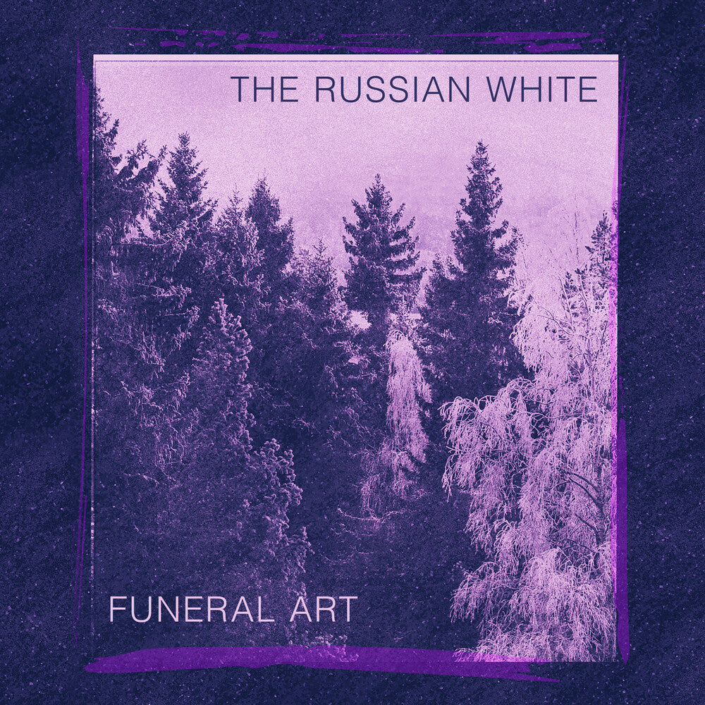the album cover for Russian White - Funeral Art